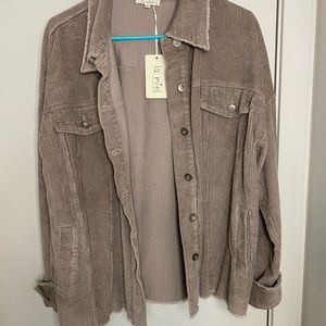 Oversized Corduroy Shacket